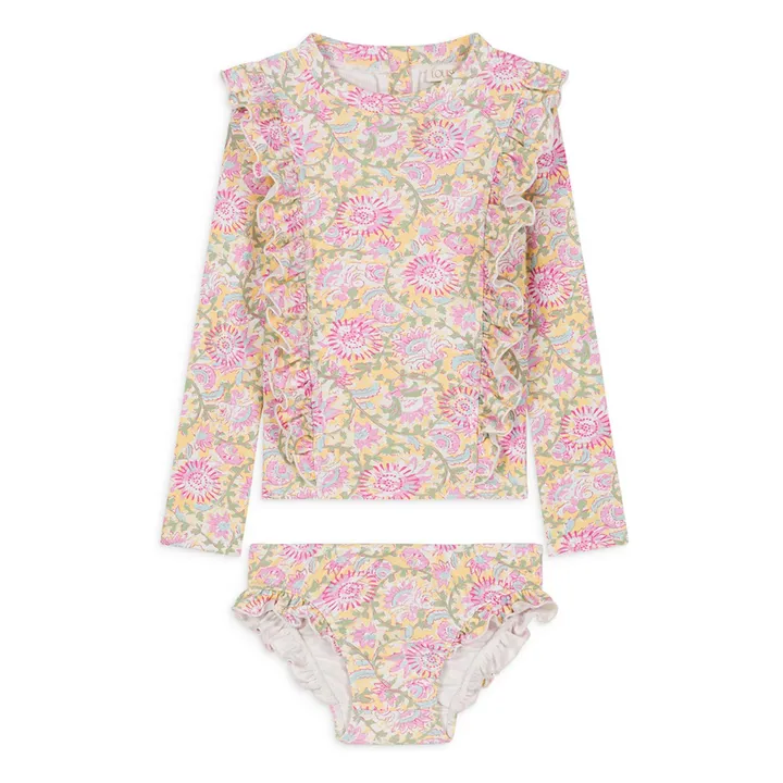 Maillot de Bain Yanika Fibres Recyclées | Jaune- Image produit n°0