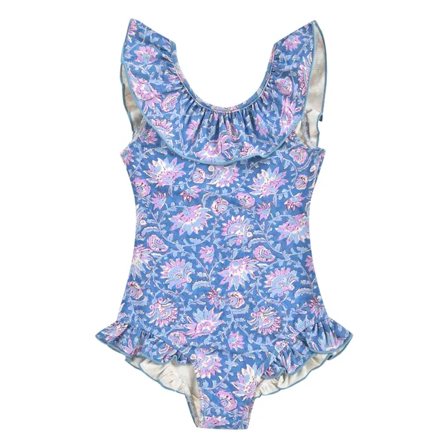 Andrea Recycled Fiber Swimsuit | Blue