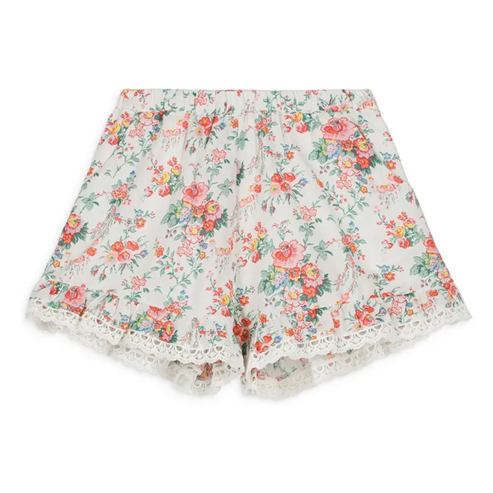 Vallaloid organic cotton shorts | Ecru- Product image n°0