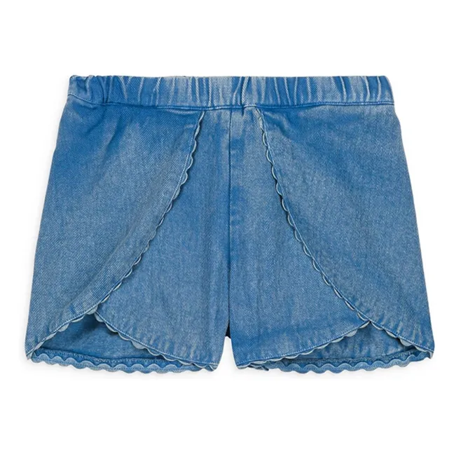 Pantaloncini in cotone biologico Asya | Demin