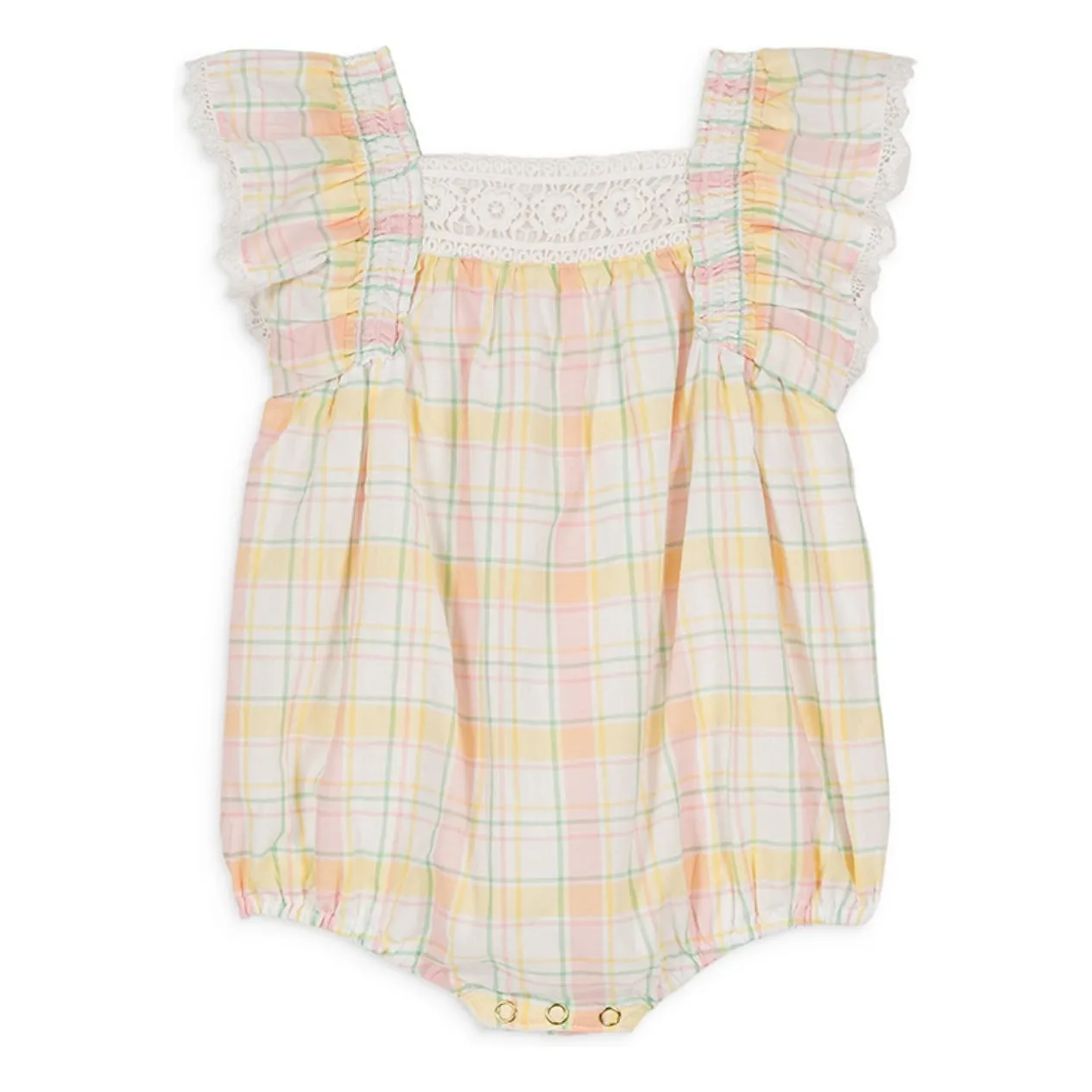 Louise Misha Cream Savia Organic Cotton Romper