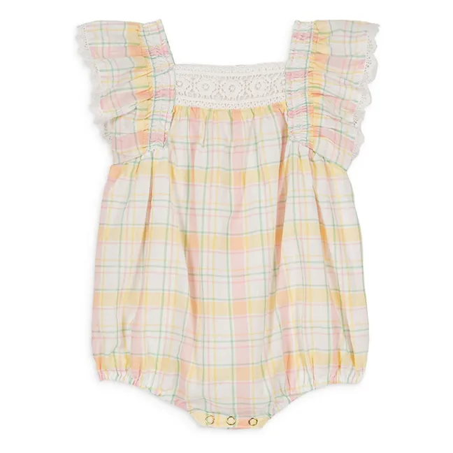 Savia Organic Cotton romper | Cream