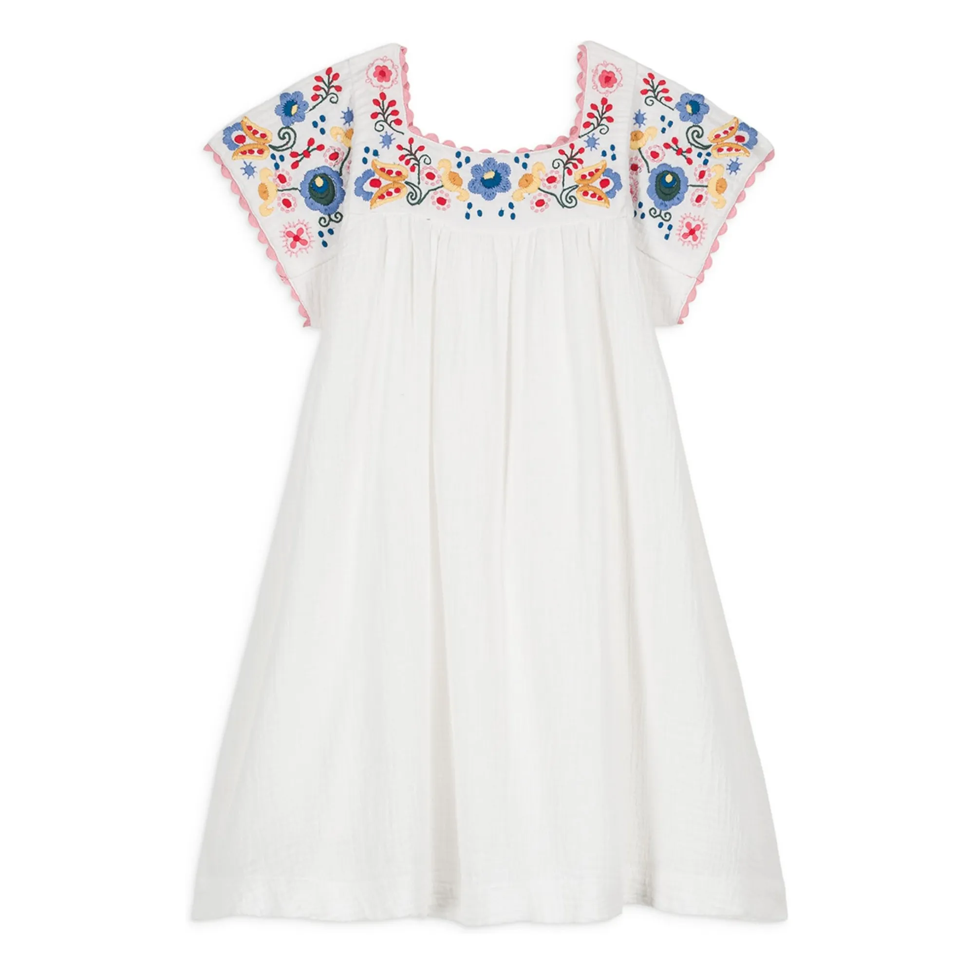 Louise Misha White Daya Organic Cotton Dress