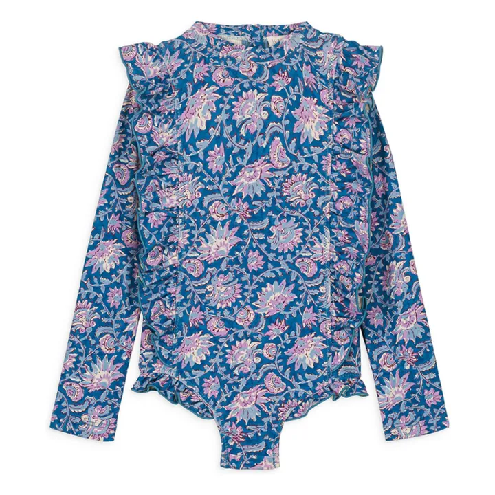 Maillot de Bain Aurélie Fibres Recyclées | Bleu- Image produit n°0