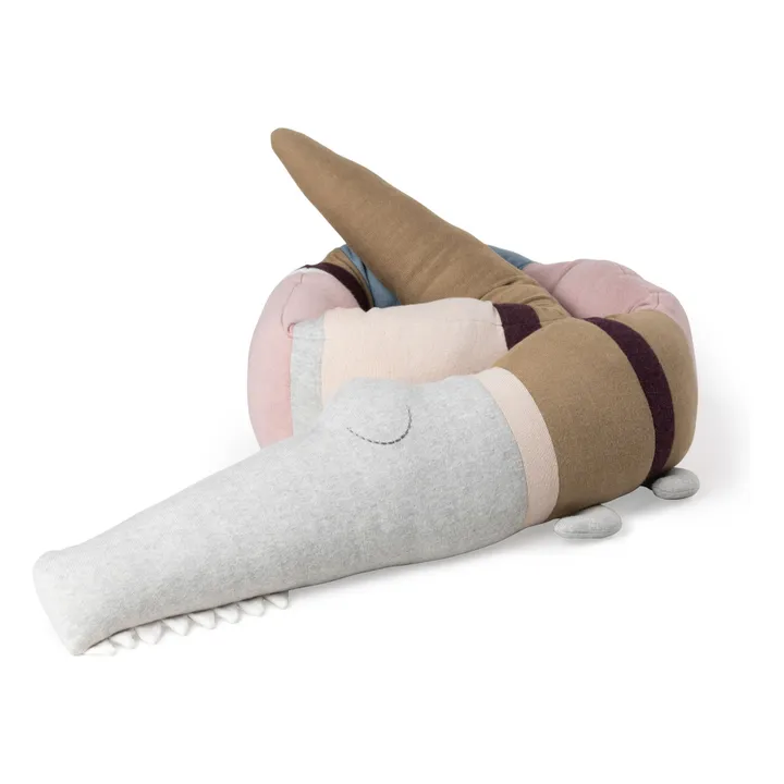 Coussin Crocodile | Rose- Image produit n°0