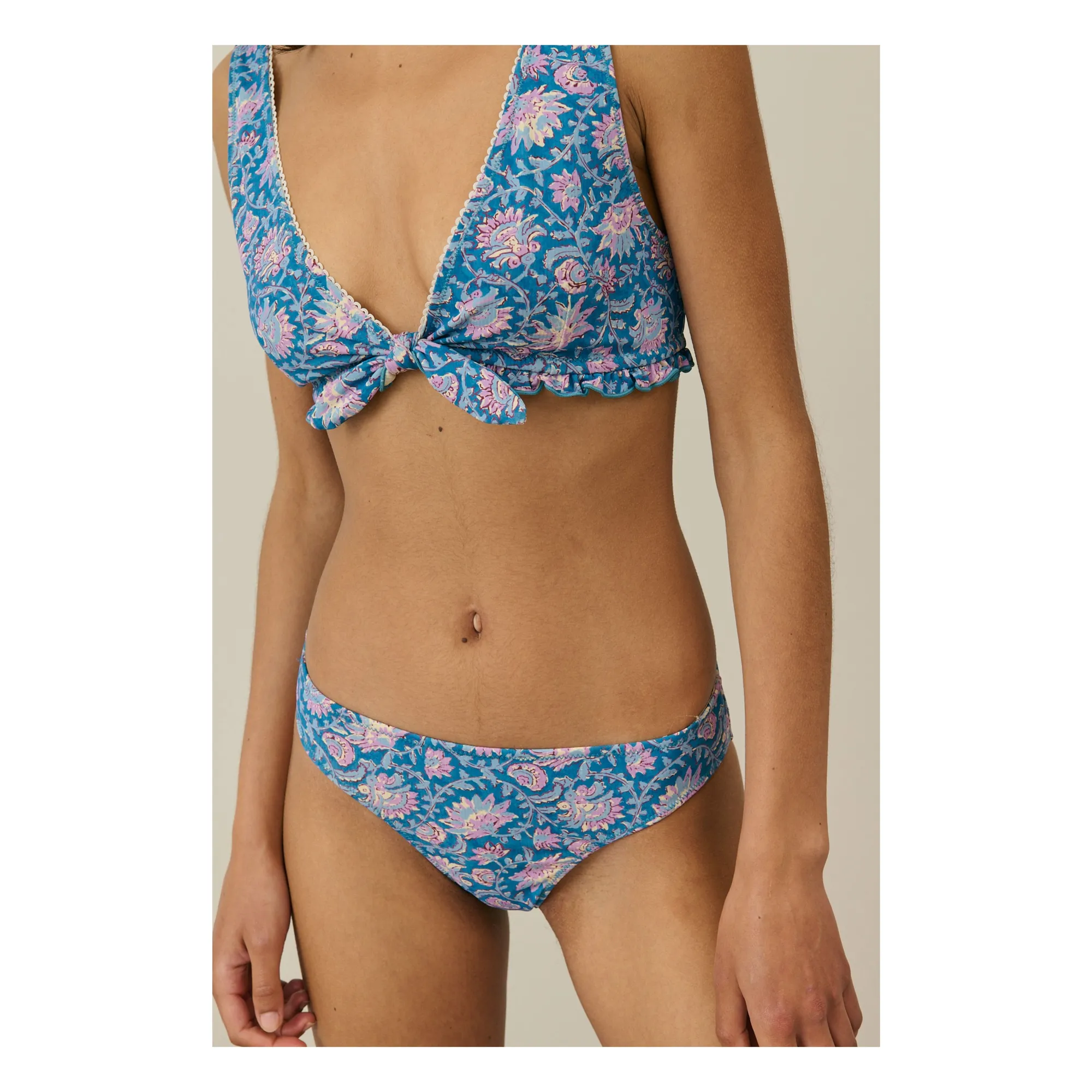 Louise Misha Women's Blue Kai Recycled Fiber Swimsuit Bottoms - Collection