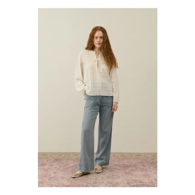 Camicetta Nicoletta - Collezione donna | Bianco
