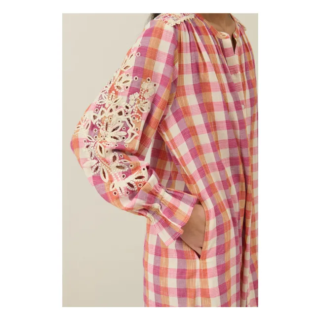 Robe Deepali Coton Bio - Collection Femme | Rose