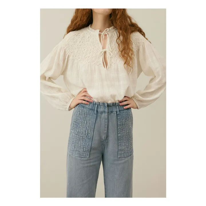 Blouse Nicoletta - Collection Femme | Blanc- Image produit n°0