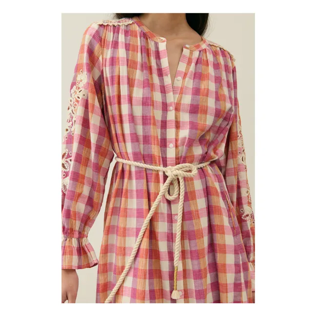 Robe Deepali Coton Bio - Collection Femme | Rose