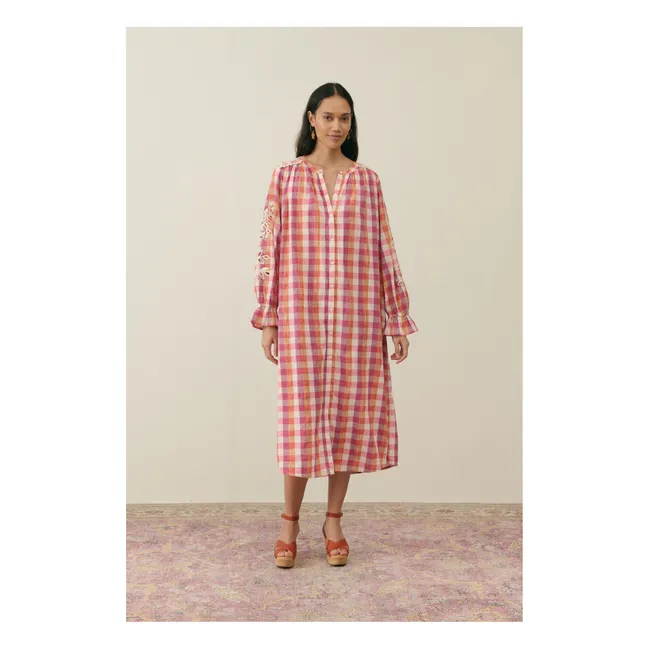 Robe Deepali Coton Bio - Collection Femme | Rose