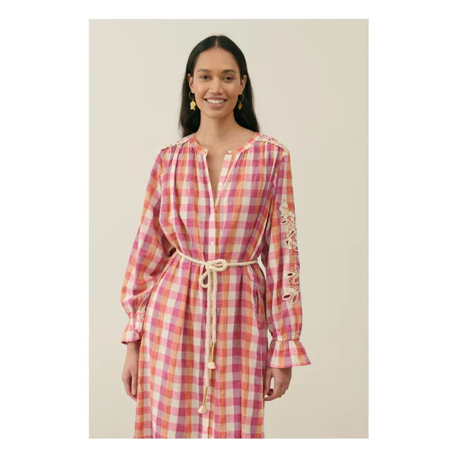 Robe Deepali Coton Bio - Collection Femme | Rose