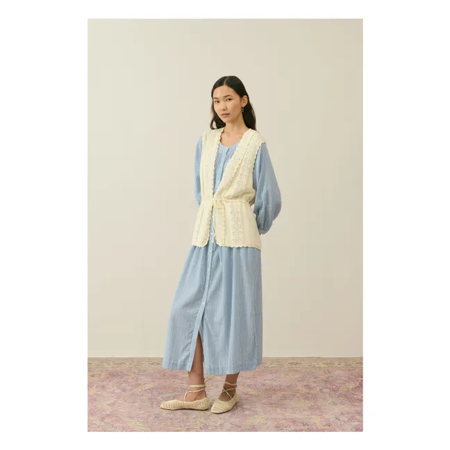 Robe Cilona Coton Bio - Collection Femme | Bleu