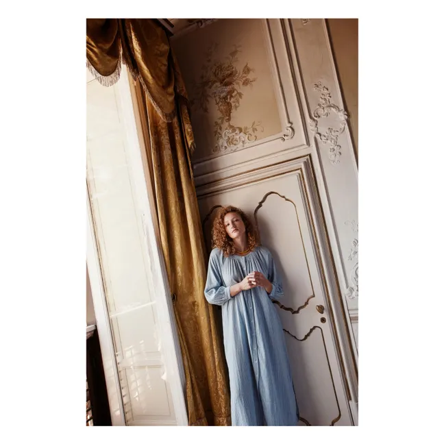 Robe Cilona Coton Bio - Collection Femme | Bleu