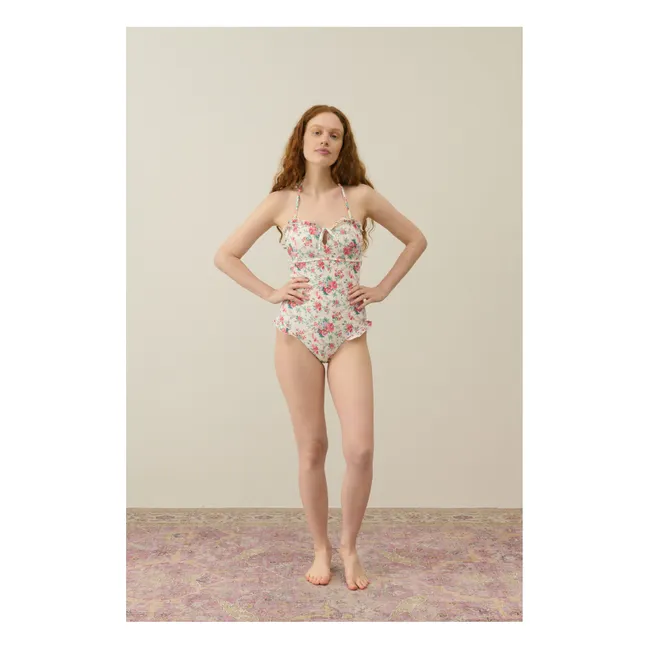Maillot 1 Pièce Bayo Fibres Recyclées - Collection Femme | Crème