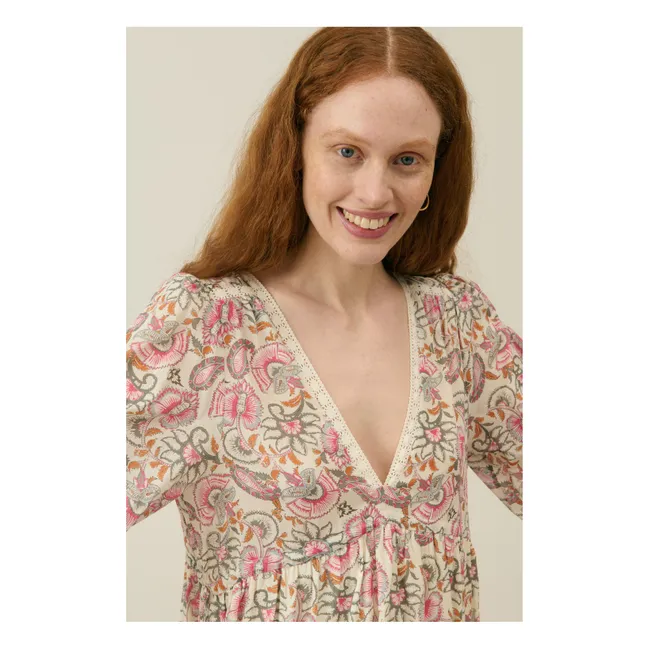 Robe Bali Coton Bio - Collection Femme | Crème
