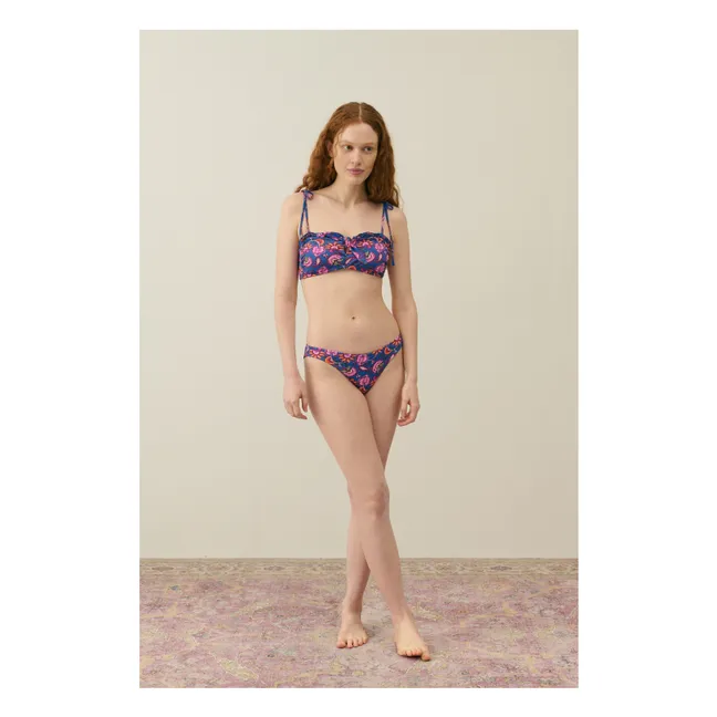 Bayi Recycled Fiber Swimsuit Top - Women's Collection | Dark Blue
