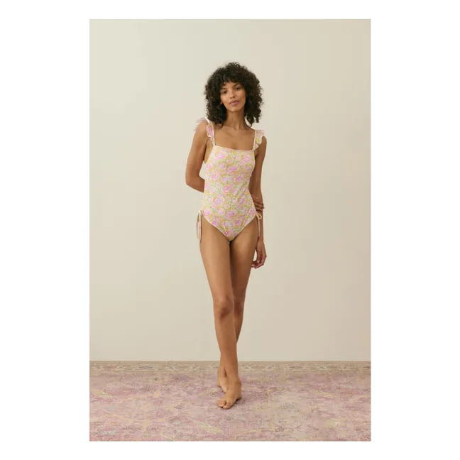 Maillot 1 Pièce Goa Fibres Recyclées - Collection Femme | Jaune