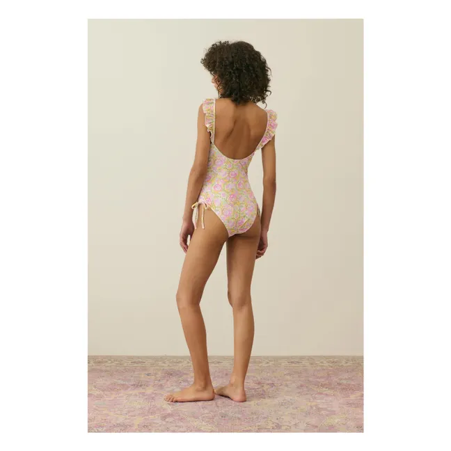 Maillot 1 Pièce Goa Fibres Recyclées - Collection Femme | Jaune
