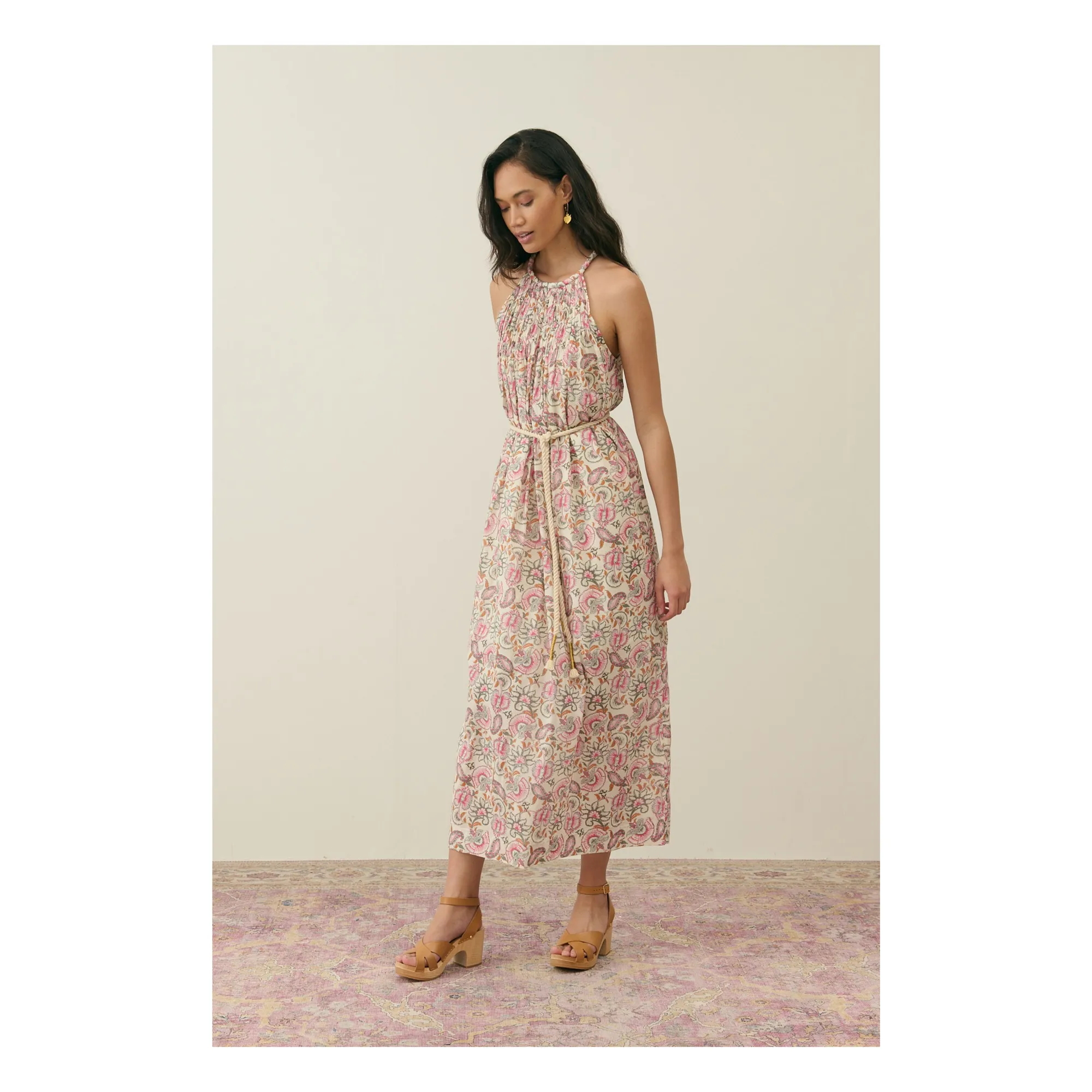 Louise Misha Women's Cream Marjorie Organic Cotton Dress - Collection