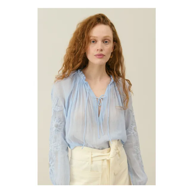 Blouse Nicoliana - Collection Femme | Bleu ciel