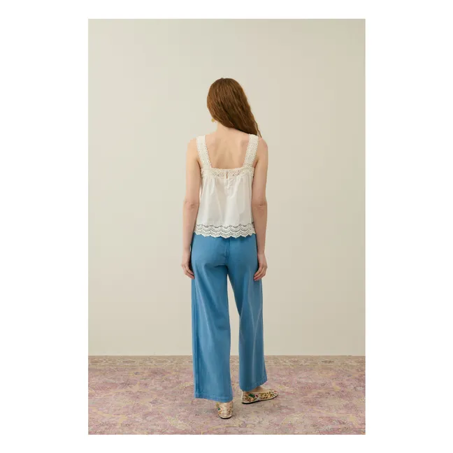 Top Paradine Coton Bio - Collection Femme | Blanc cassé