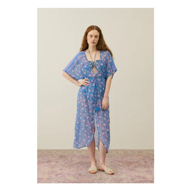 Kimono Chill Bio-Baumwolle - Damenkollektion | Blau