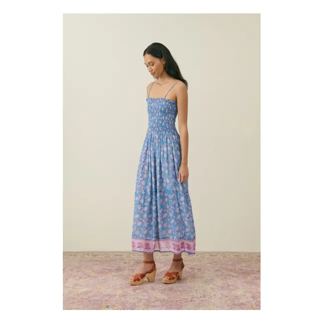 Robe Marciane Coton Bio - Collection Femme | Bleu