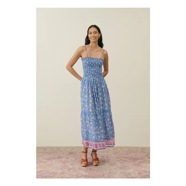 Robe Marciane Coton Bio - Collection Femme | Bleu