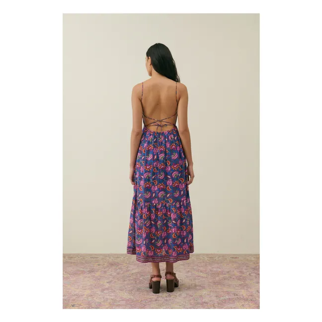 Robe Gisela Coton Bio - Collection Femme | Bleu foncé