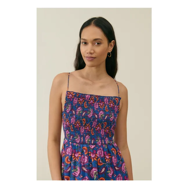 Robe Gisela Coton Bio - Collection Femme | Bleu foncé