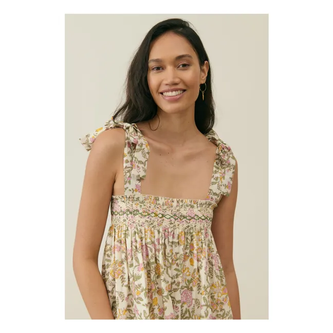 Robe Marcelette Coton Bio - Collection Femme | Crème