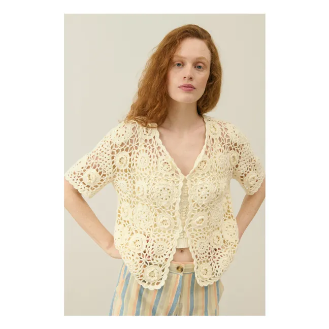 Cárdigan Malloria - Colección Mujer | Crema