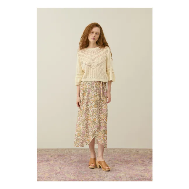 Pullover Croisette - Damenkollektion | Cremefarben