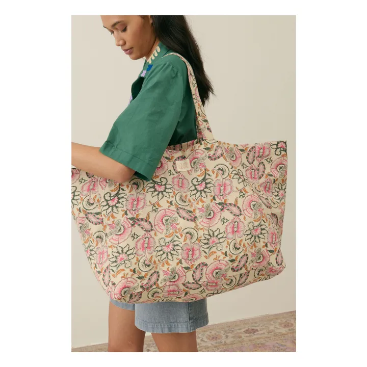 Tote Bag Beverly Coton Bio - Collection Femme | Crème- Image produit n°0