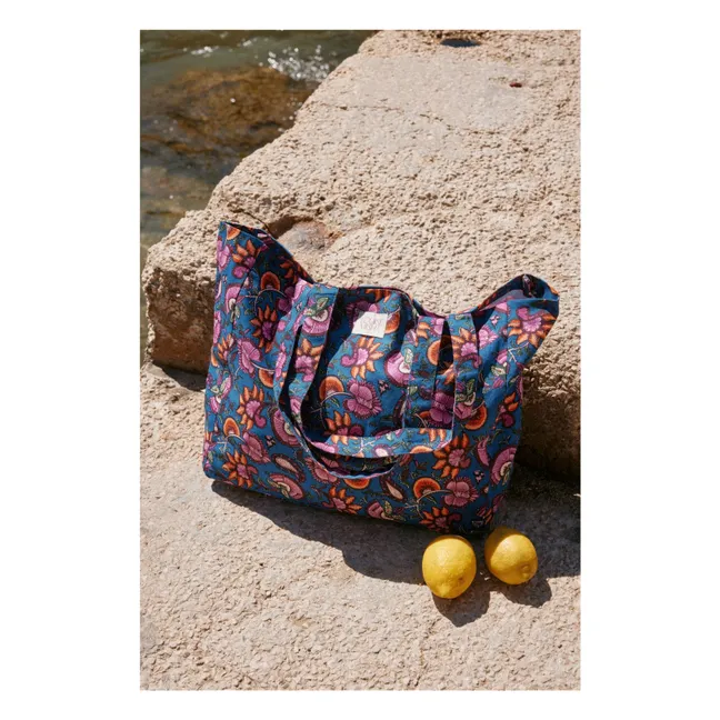 Tote Bag Beverly Bio-Baumwolle - Damenkollektion | Dunkelblau