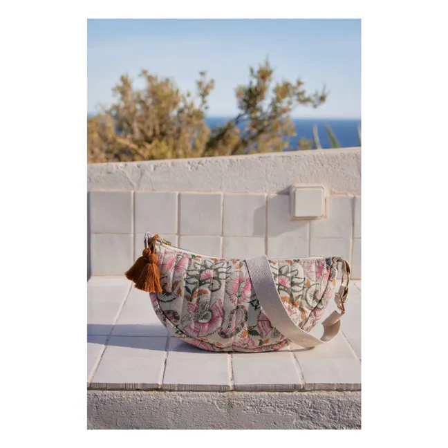 Marsupio trapuntato in cotone organico Pastek - Collezione donna | Ecru