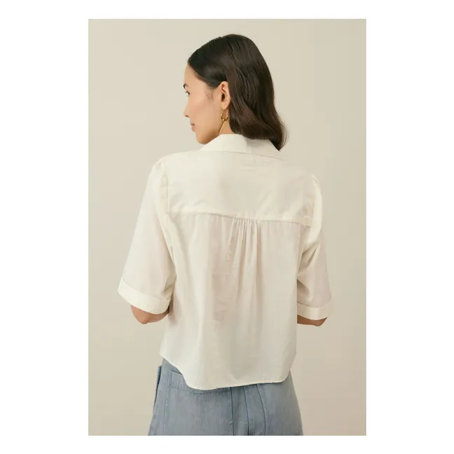 Camicia Emile in cotone biologico - Collezione donna | Bianco