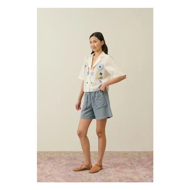 Camicia Emile in cotone biologico - Collezione donna | Bianco