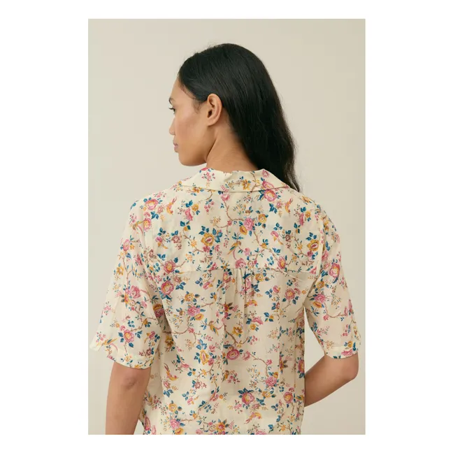 Pijama de algodón ecológico Louka - Colección Mujer | Crema