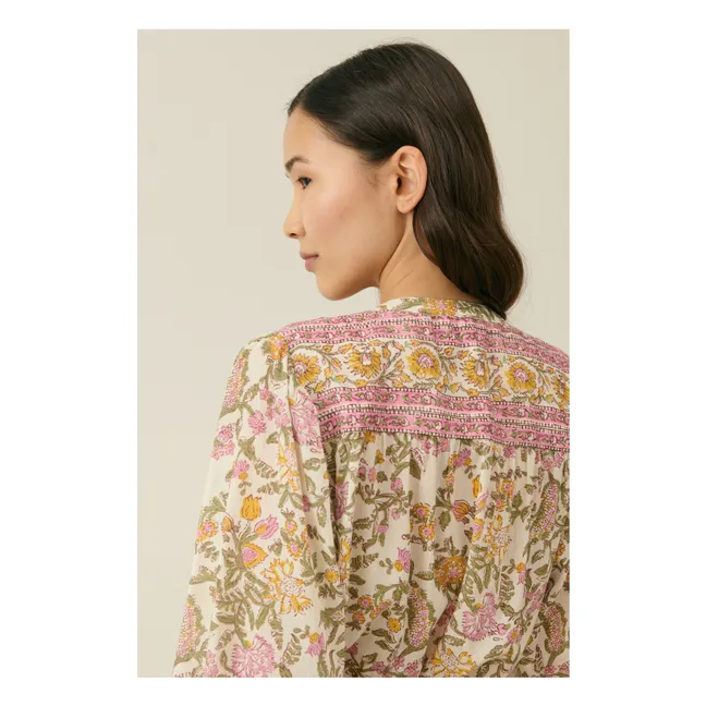 Camicetta in cotone organico Jeanne - Collezione Donna | Crema
