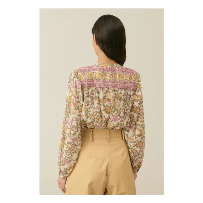 Camicetta in cotone organico Jeanne - Collezione Donna | Crema