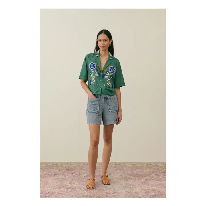 Short Virgin Coton Bio - Collection Femme | Gris- Image produit n°0
