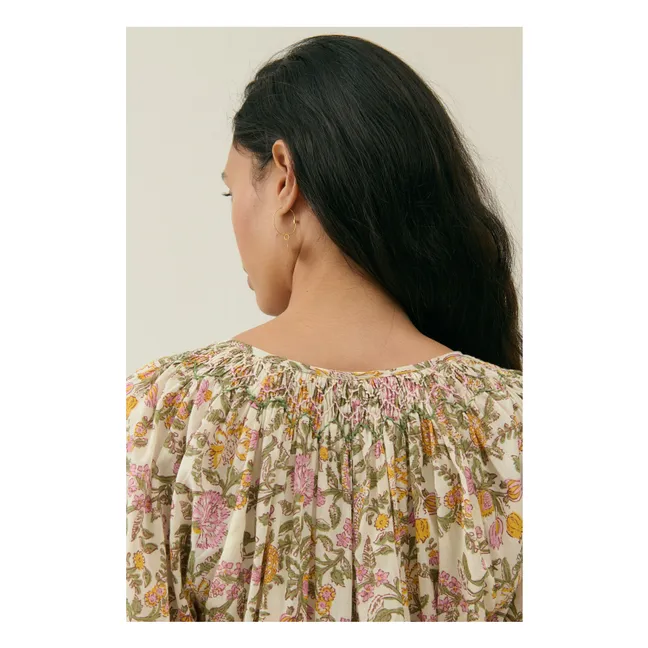 Robe Janice Mimosa Coton Bio - Collection Femme | Crème