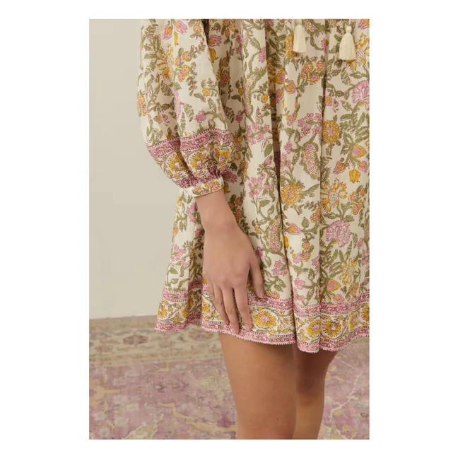 Robe Janice Mimosa Coton Bio - Collection Femme | Crème