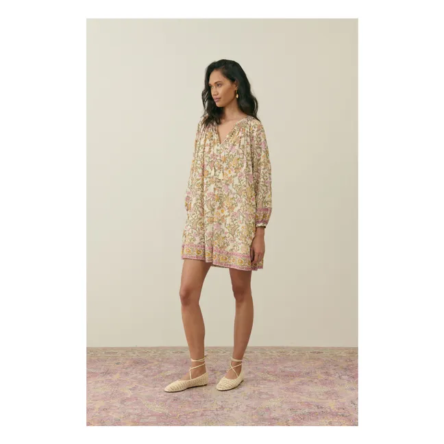 Robe Janice Mimosa Coton Bio - Collection Femme | Crème
