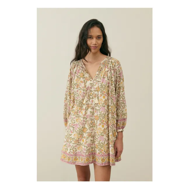 Robe Janice Mimosa Coton Bio - Collection Femme | Crème