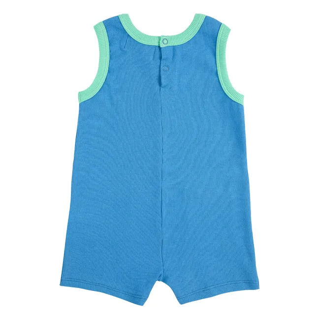 Joy - Tuta in cotone organico | Blu