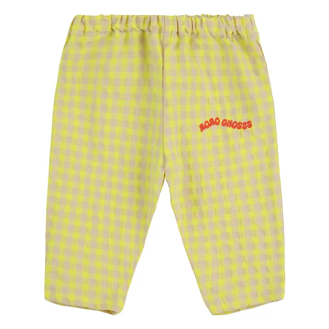 Pantalones de cuadros | Amarillo