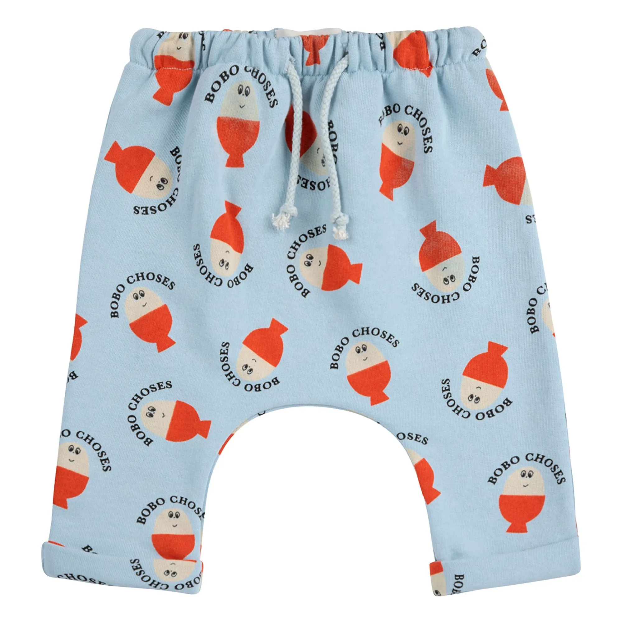 Bobo Choses Light Blue Bobo Organic Cotton Joggers